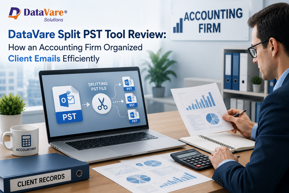 DataVare Split PST Tool Review: How an Accounting Firm Organized Client Emails Efficiently