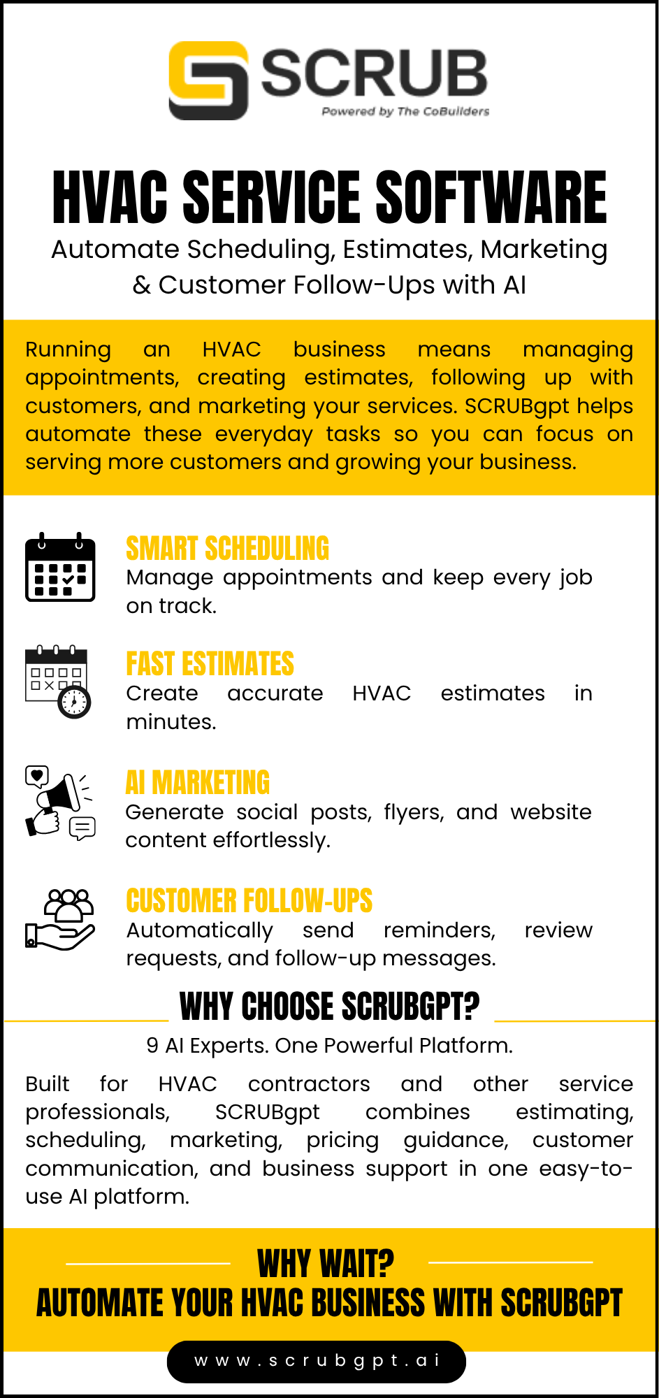 Best HVAC Software for Small Business | SCRUBgpt