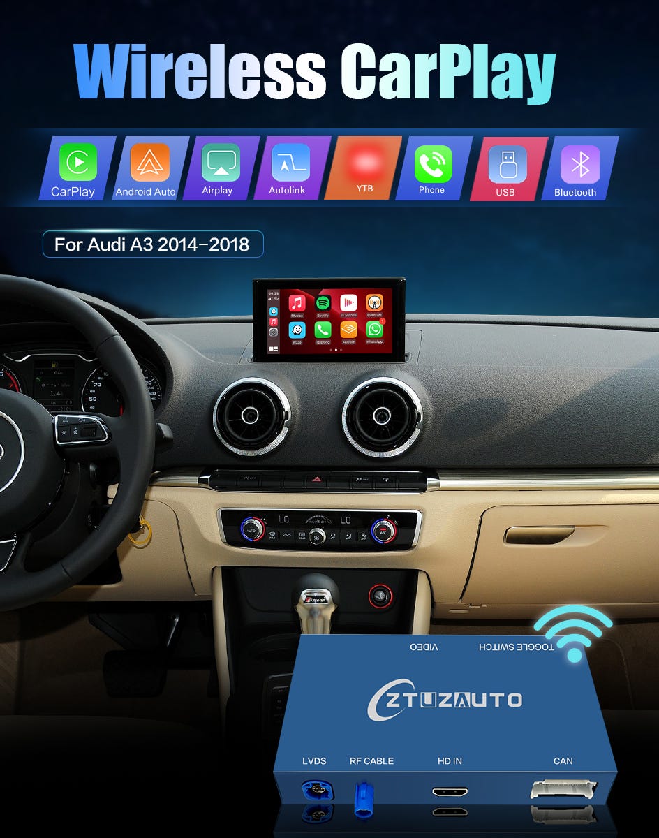 Revolutionizing Your Audi A3 MIB2 (20132018) Experience Wireless