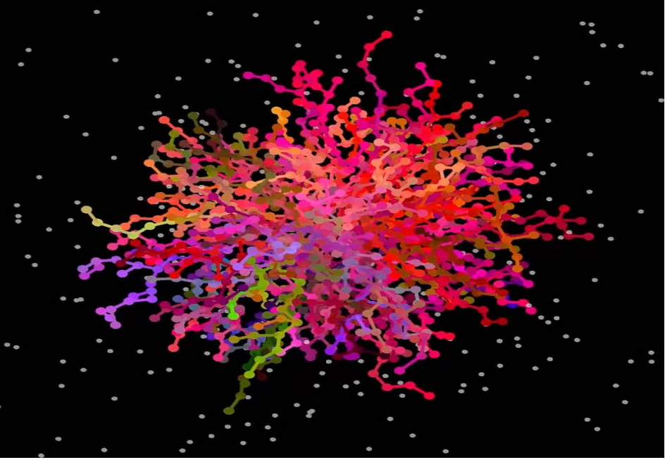 Diffusion-Limited Aggregation. Simulation in C++ ImGui | by Markus ...