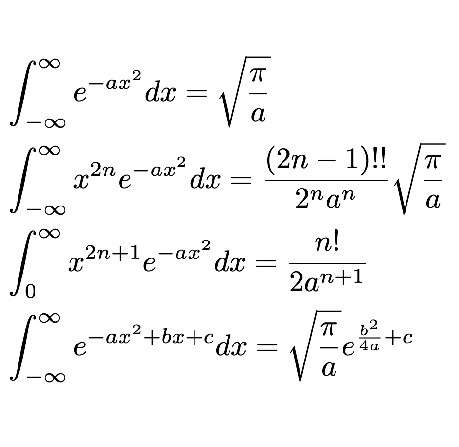 Solving Common Variations Of The Gaussian Integral By K Medium solving-common-variations-of-the-gaussian-integral-by-k-medium