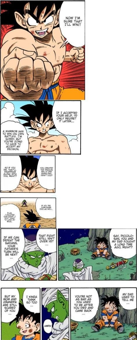 Is Goku a hero or not? Is DBZ self-contradicting itself? : r/dbz