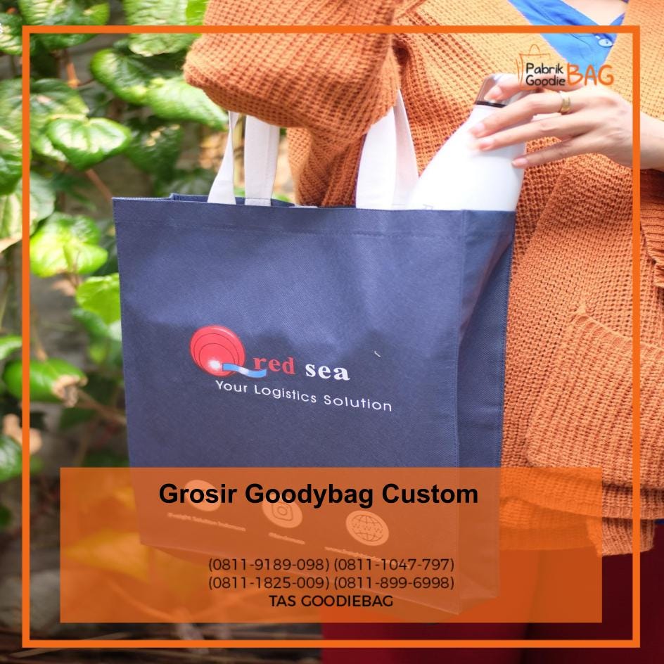 Grosir Goodybag Custom - Produksi Goodiebag Sablon - Medium
