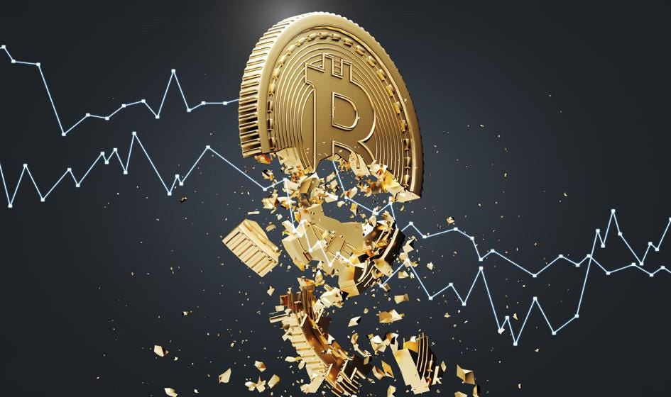 Powody ostatniego spadku kryptowalut