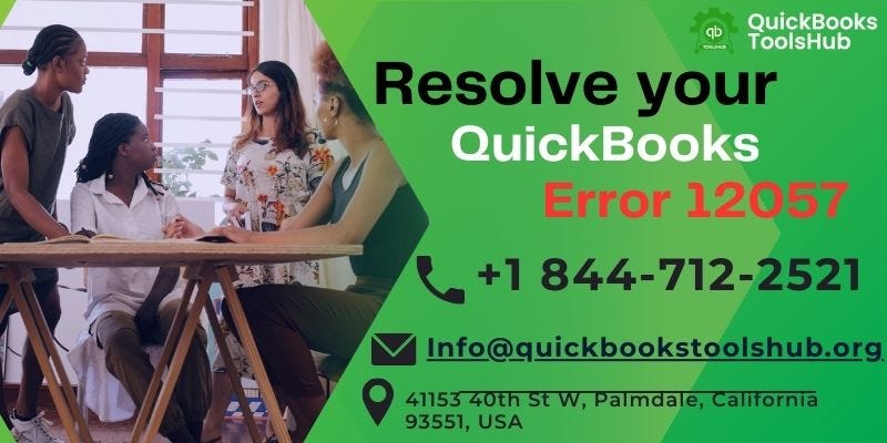 QuickBooks Error 12057 QuickBooks Error 12057