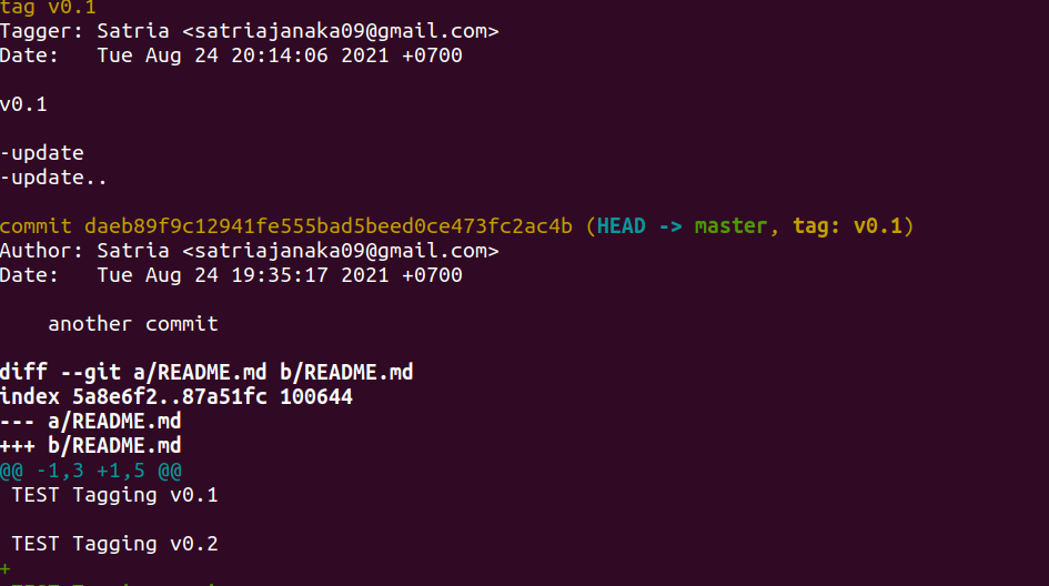Introduction to Tagging in Git. When developing an application, it's… | by  Satria Janaka | Medium