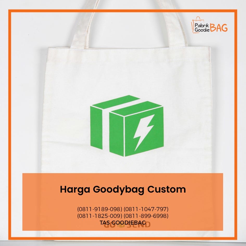Harga Goodybag Custom - Toko Kain Goody Bag Polos - Medium