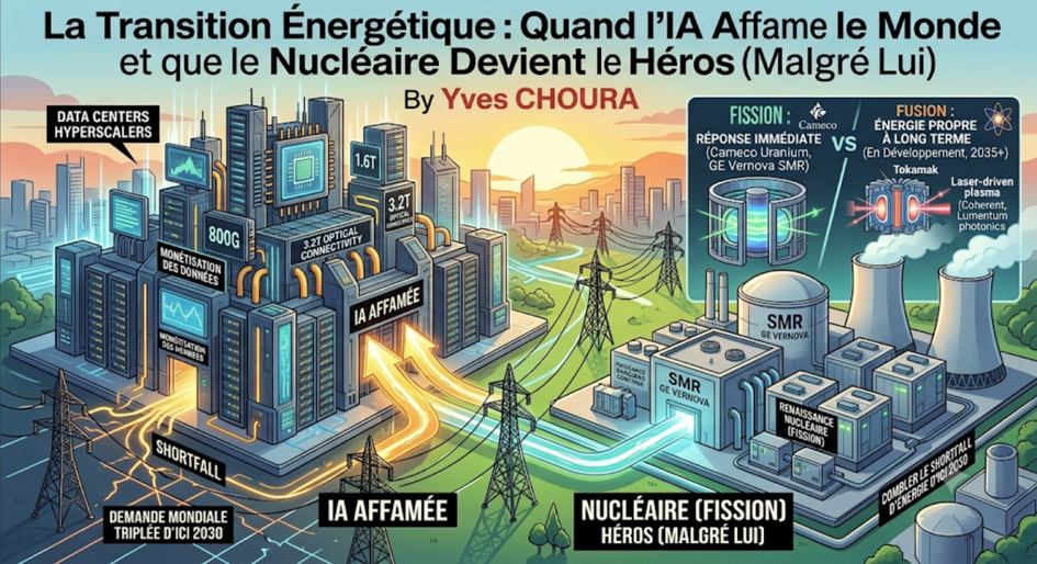 La Transition Énergétique : Quand l’IA Affame le Monde et que le Nucléaire Devient le Héros (Malgré…