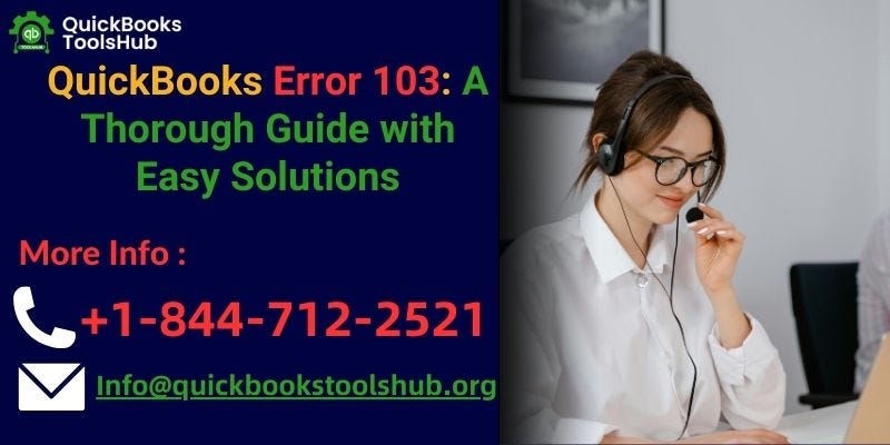 QuickBooks Error 103 QuickBooks Error 103