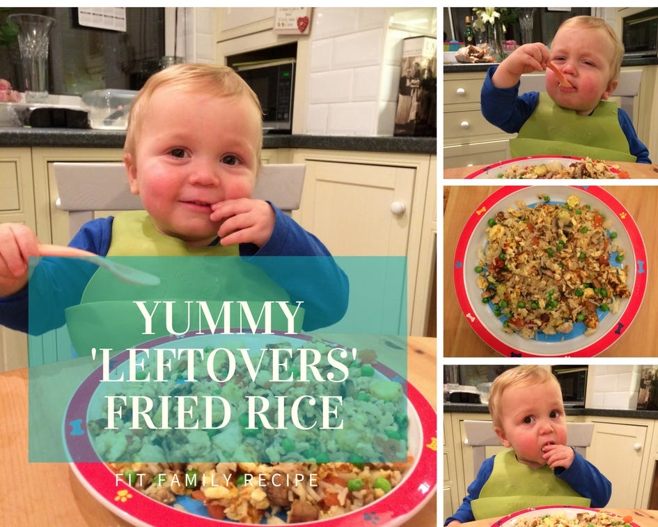 Yummy ‘Leftovers’ Fried Rice. We love a roast chicken, rice and salad