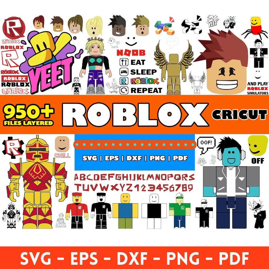 Roblox Logo SVG, DXF, PNG, EPS, Cut Files, For Cricut and