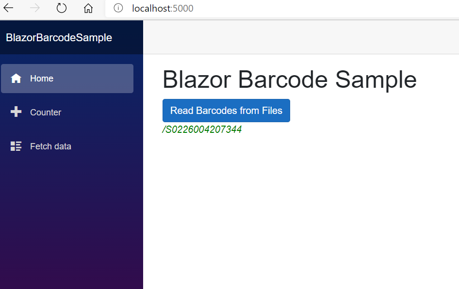 How to Build  Barcode Reader with Blazor Assembly by Xiao Ling