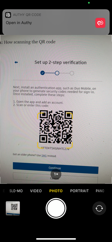 QR Codes as a Password/Key Storage Mechanism