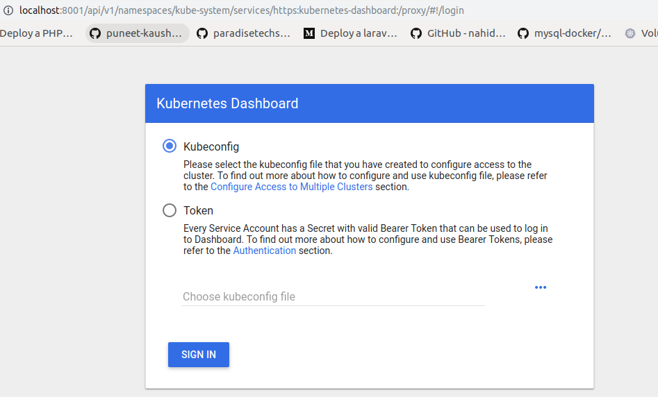 How To Access Dashboard Token by Paradise Techsoft