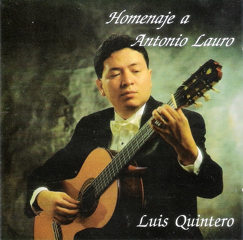 Luis Quintero — Homenaje a Antonio Lauro (1987) | by Juan Jorge Uzcátegui |  Medium