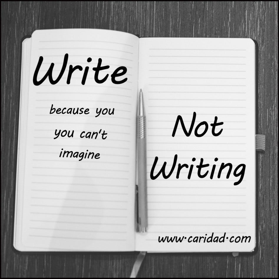 Write Because You Can’t Imagine Not Writing - Caridad Pineiro - Medium
