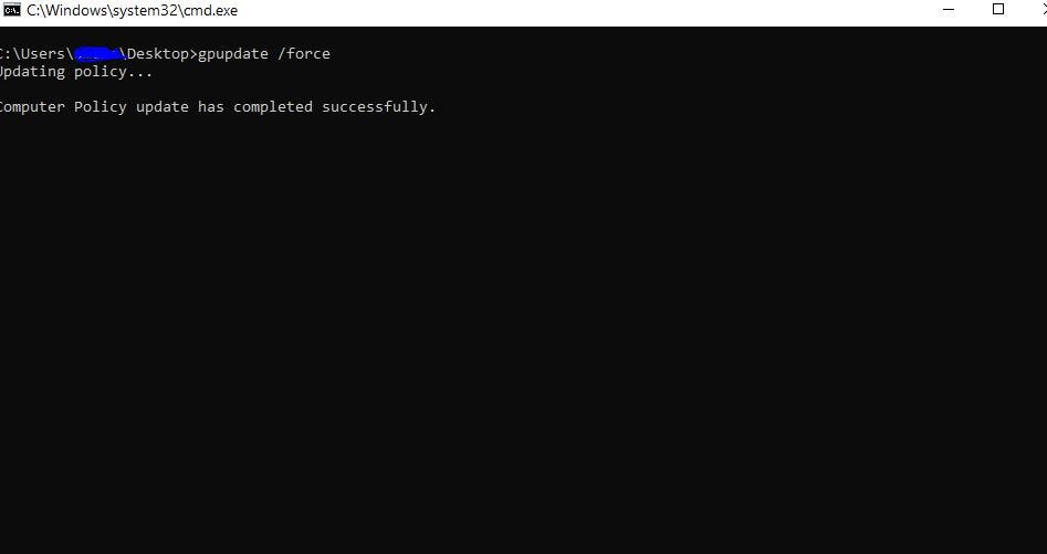 Windows Gpupdate /Force at Sam Burford blog