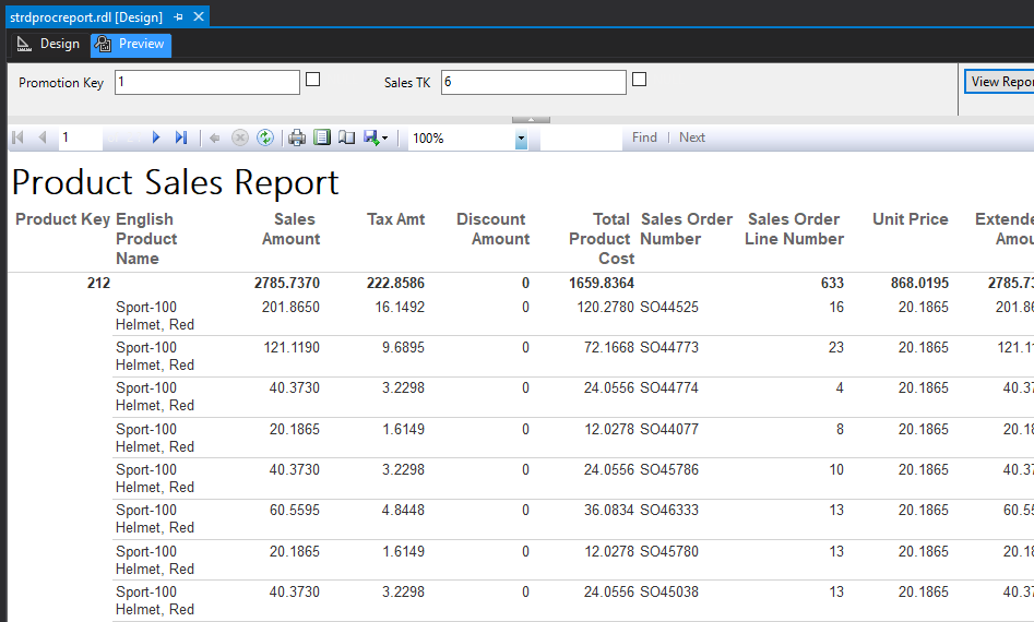 SSRS Report from Stored procedure with multiple parameters by Shristi