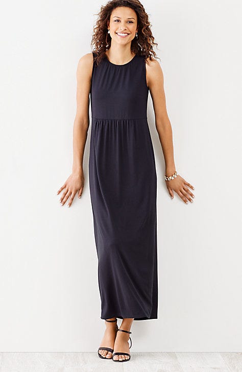 Black Maxi Dress Outfit for Day and Night | by Mom Fabulous | -Julie- |  Medium