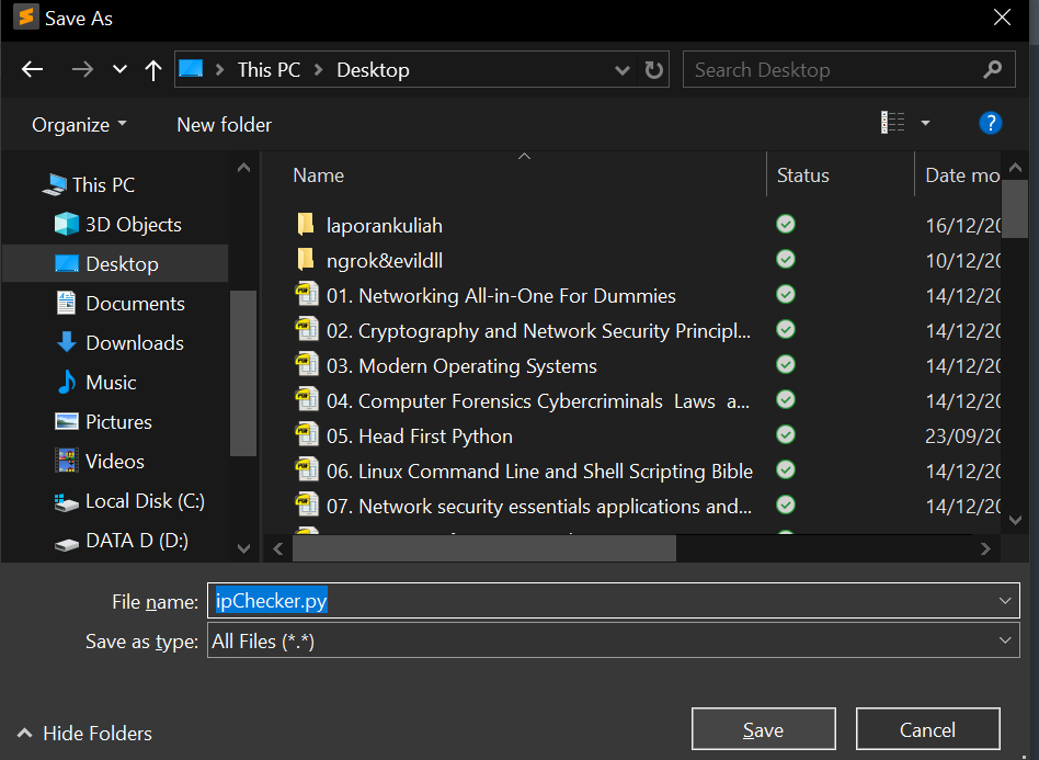 How to make an ip checker tool using python by Putroe Teming Dec