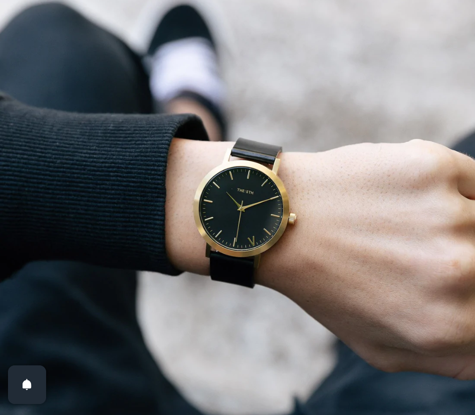Black gold watches - The5thwatch - Medium