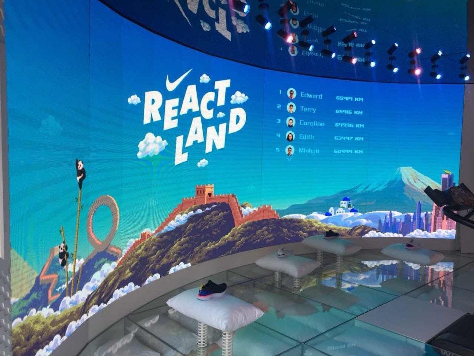 WTF 4.0 —React on W+K Nike's React Land | by Noi Yamagata | The Experience  Hub by Valery | Medium