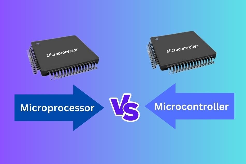 Differences between Microprocessor and Microcontroller - Play with Circuit  - Medium