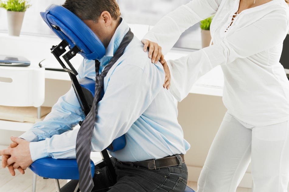 3 Incredible Benefits Of Corporate Chair Massage! by Elevate