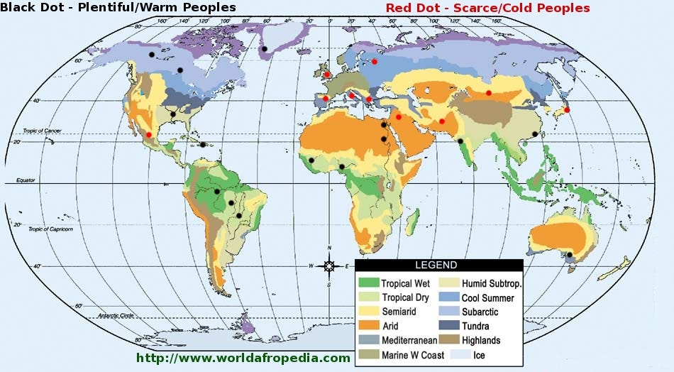 The Two Cradle Theory. A tale of Abundance and Scarecity by Germane