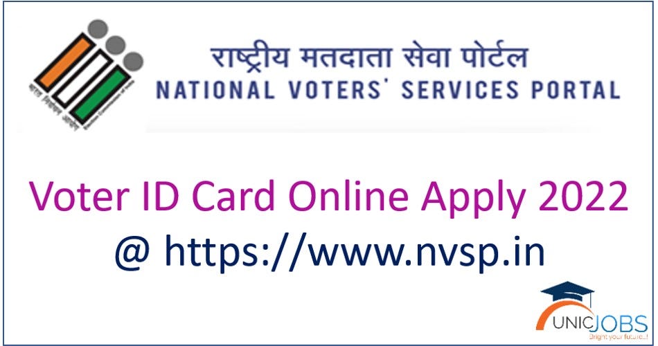 Voter Id Card Online Apply India 2022 How To Track Voter Id Card