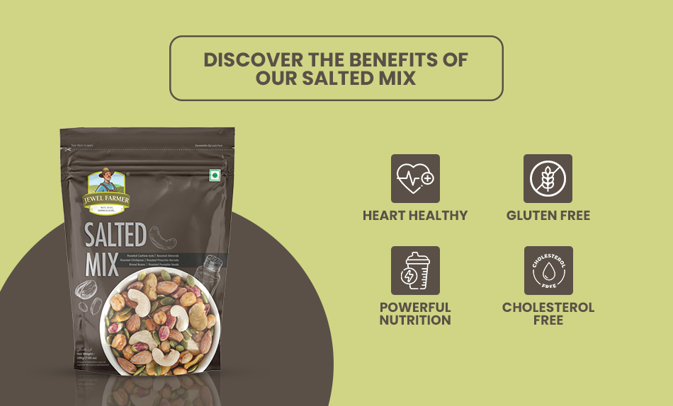 Salted mix the healthy crunch