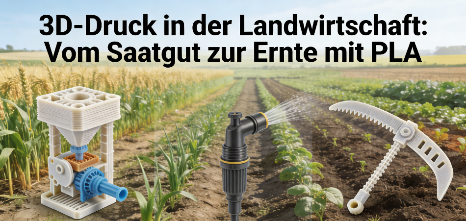 3D-Druck in der Landwirtschaft: Vom Saatgut zur Ernte mit PLA