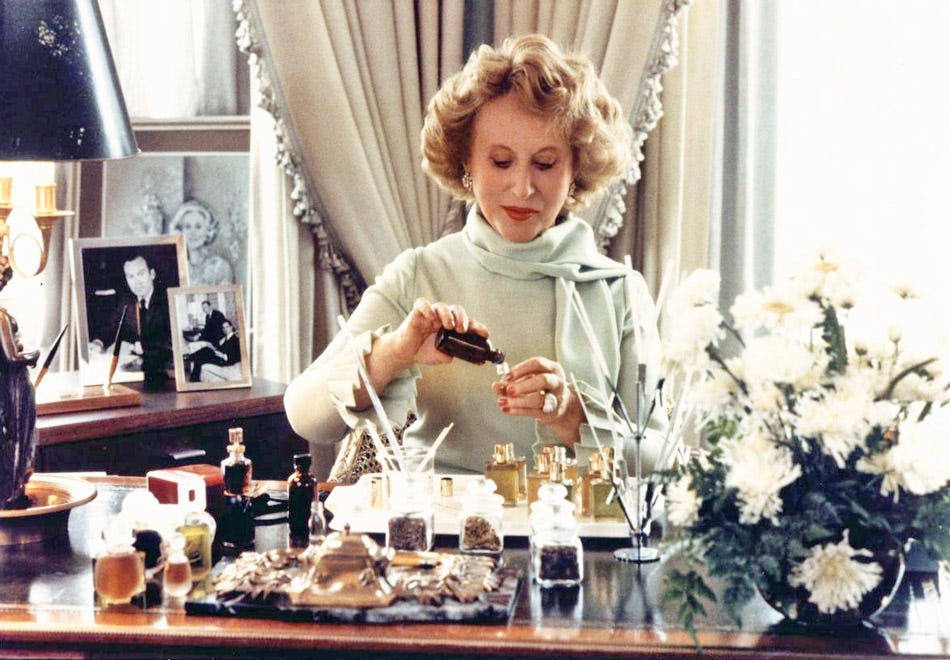 Estee Lauder, founder of the famous Beauty Empire, who died on