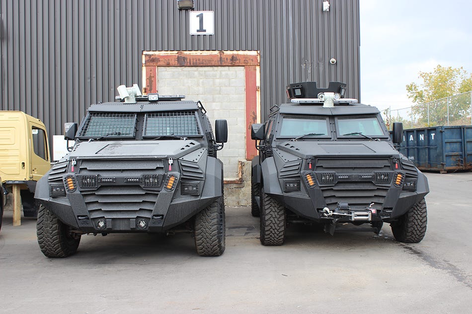 Marauder armored vehicle featured in Top Gear [video]