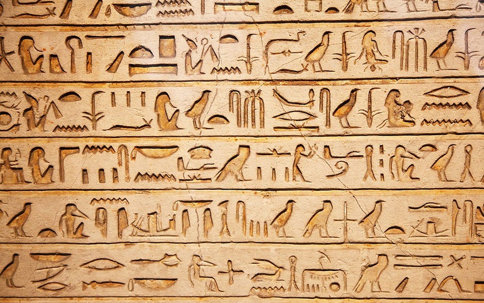 egyptian symbols translation