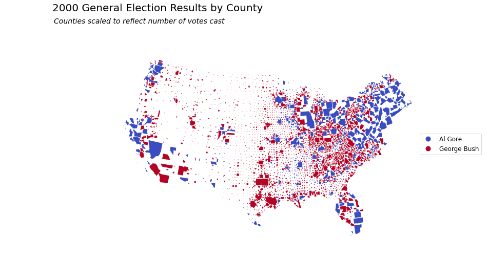 How to scale state or counties by any value for a choropleth data