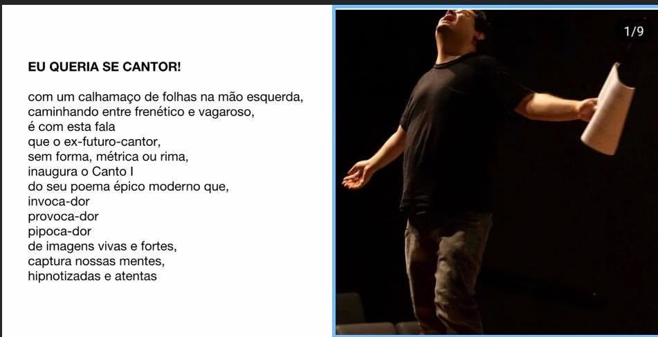 “Eu queria ser um cantor”