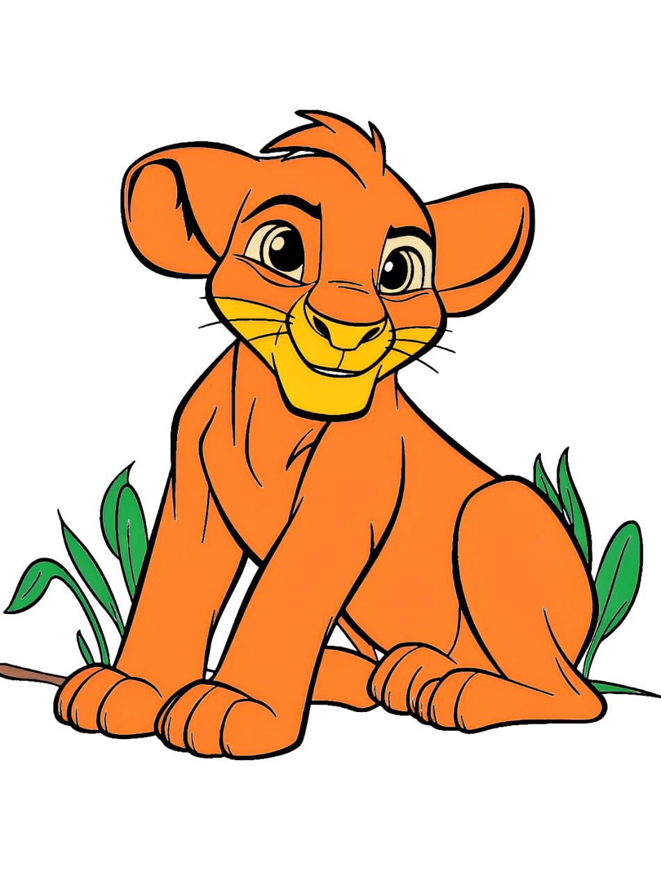Simba Images free on Coloringgamesonline.com - Coloring games online ...