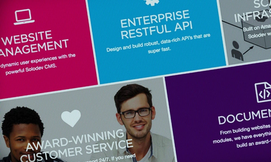 Displaying Content with Responsive Tiles | by Solodev | web design by ...
