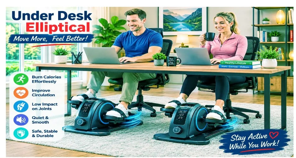 Cubii Under Desk Elliptical Review: Is It Safe for Diabetic Seniors?