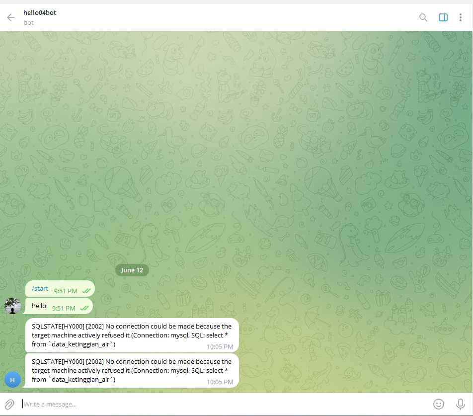 Send Debug Error With Telegram Bot Laravel 10 | by Codewrite | Medium