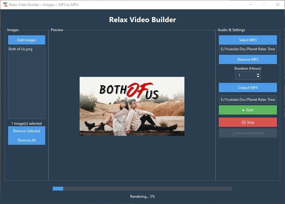 How I Built a Relaxing Video Generator with Python, Tkinter, and FFmpeg ...