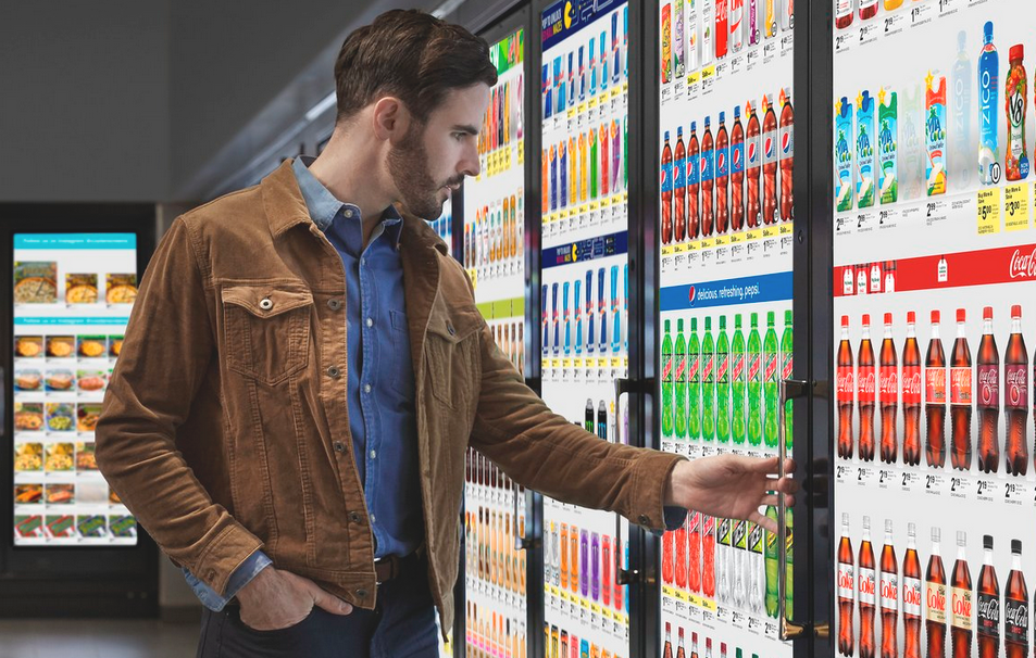 Advertising on Cooler Screens in the Retail Setting Just Because You