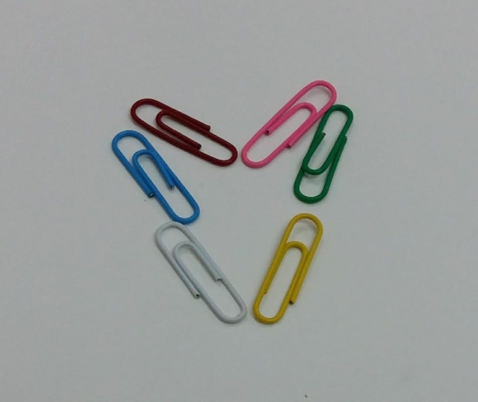 DIY Heart Paper Clips. Paper clips are easy to make and they… by