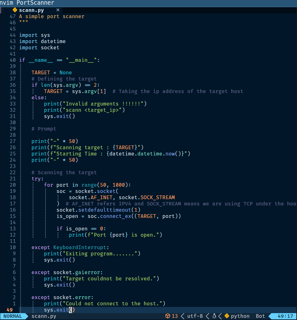 Network Insights : Simple Port Scanner | by Aryantamang | Oct, 2024 ...