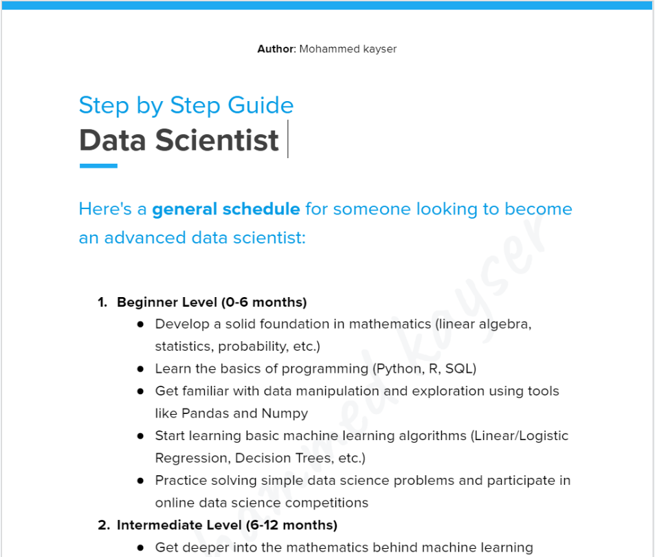 A Z Data Science Comprehensive Guide For Beginners Mohammedkayser A Z Data Science Comprehensive Guide For Beginners Mohammedkayser