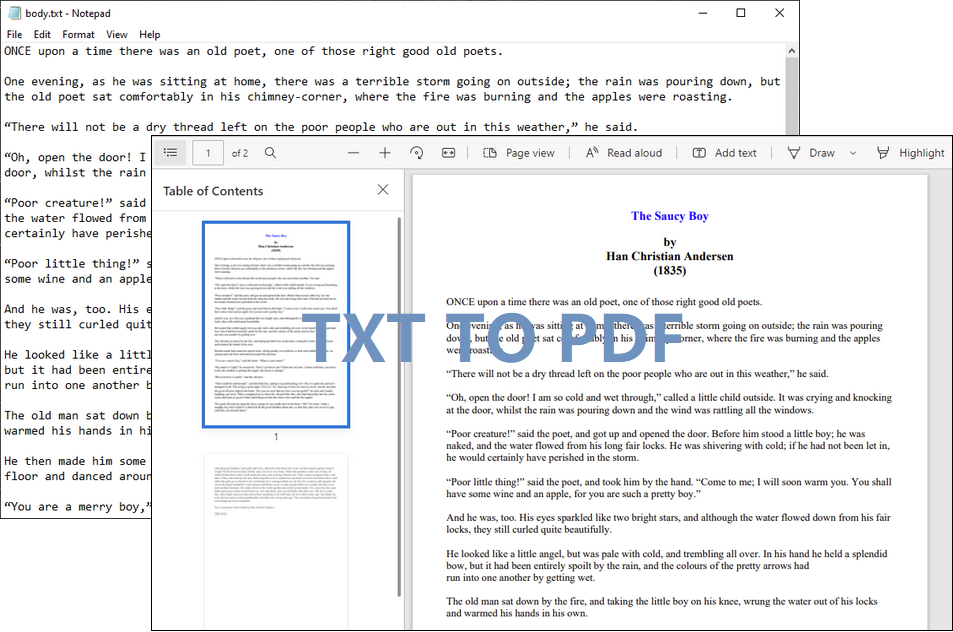 C# - How to Create PDF from TXT. PDF is one of the most widely used ...