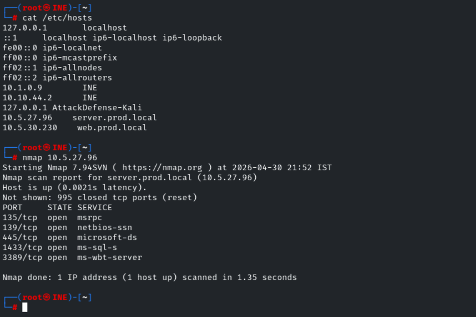 eCPPTv3 Network Penetration Testing CTF 1