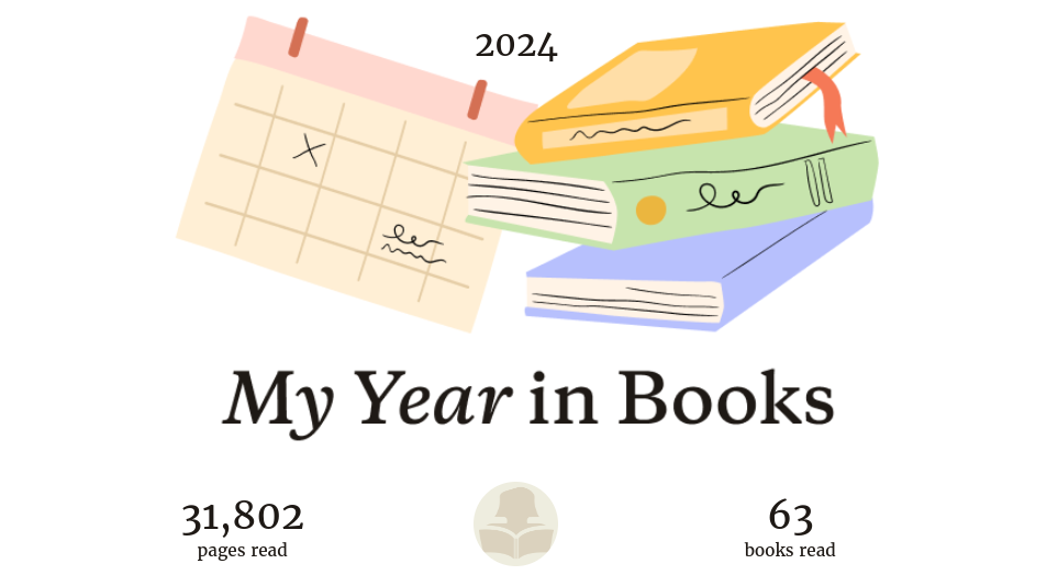 My Year in Books Goodreads Edition by The Librarian Dec, 2024 Medium