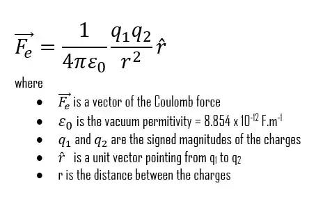 What is store coulomb's law